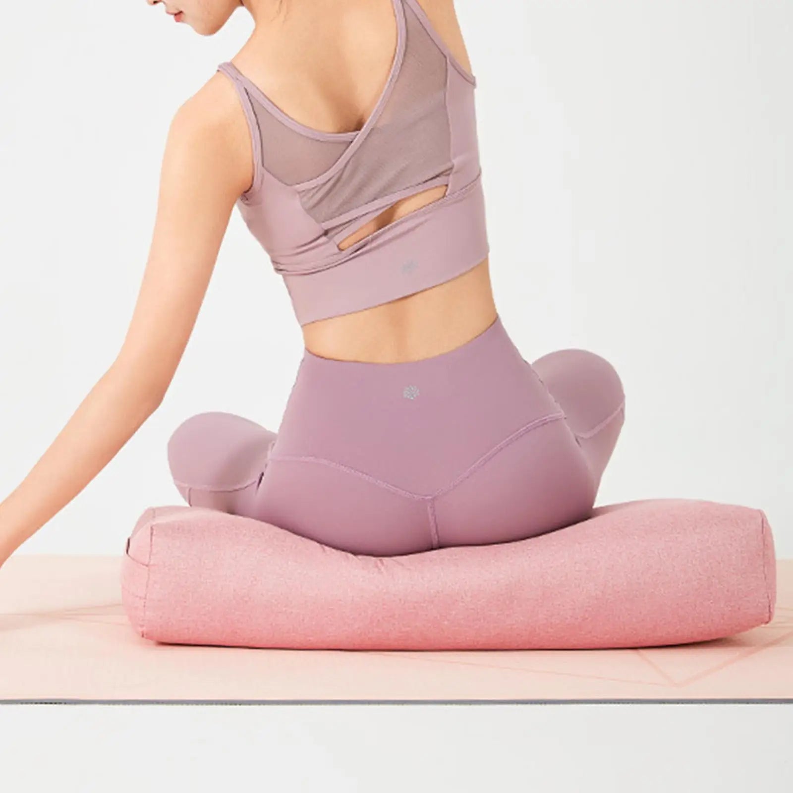 Professional Yoga Bolster with Carry Handle-2